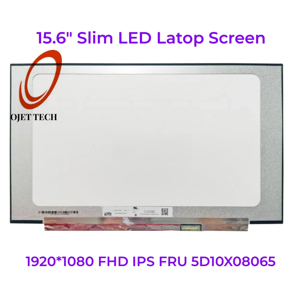 Schermata da 15.6 "Matrice LED Slim N156HCAEAC Rev C1 Visualizzazione del pannello dello schermo LCD Laptop 1920*1080 FHD IPS FRU 5D10X08065