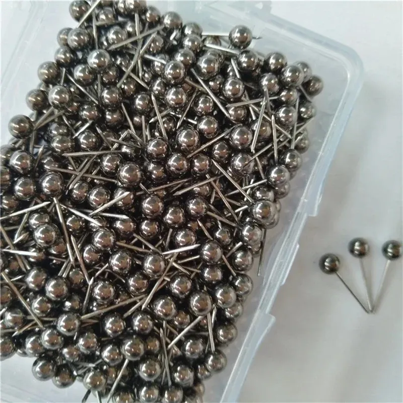 200 %/set mode naaien naalden metallic plastic veiligheids pin ball naald kurk kantoor vast breaal naalden bruiloft pinfashion breaalingen set