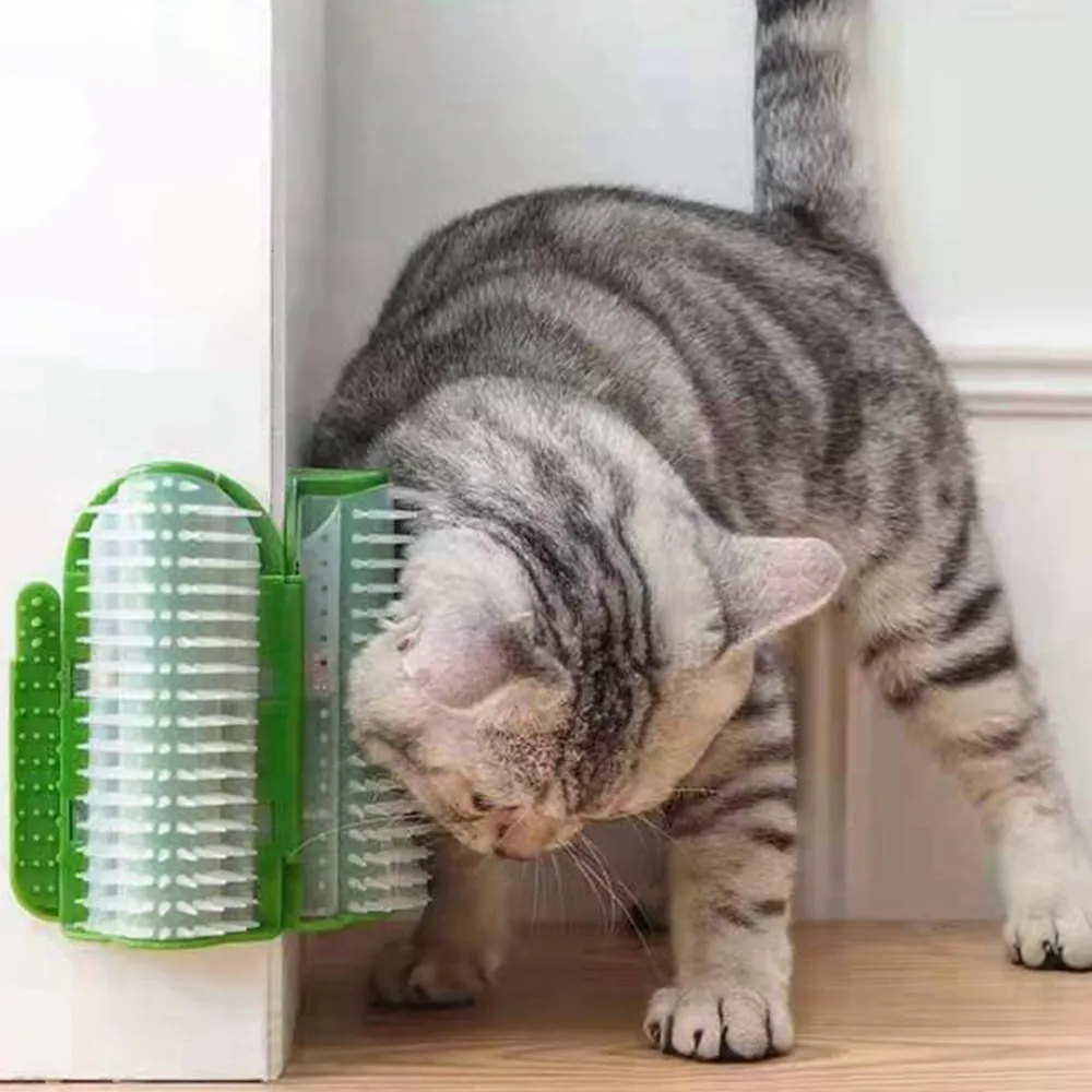 Soft Face Scratcher Brush For Long And Short Fur Cat Massage Self Groomer Corner Groomers With Massage Comb For Kitten And Puppy From Dh1103413137 9.18 DHgate.Com