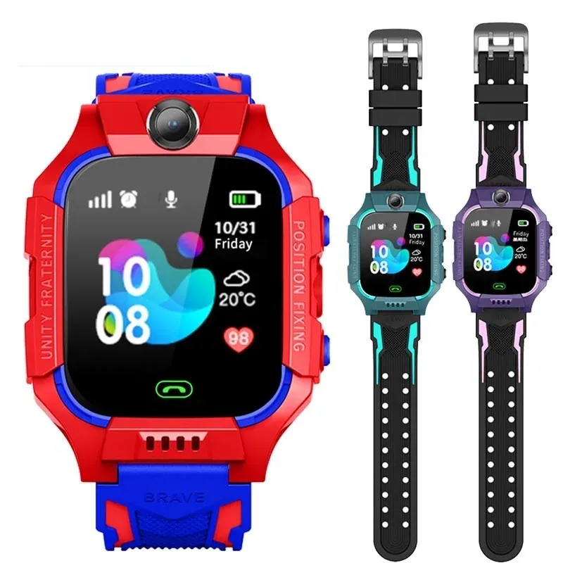 Zegarki Q19 Smart Watch Kids Pozycjonowanie LBS Tracker Lacation SOS Camera Telefon Smart Baby Watch Voice Chat Smartwatch Zegarek dziecięcy