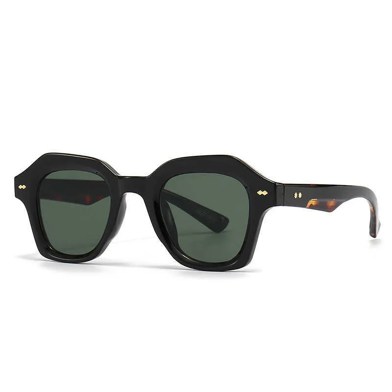 Rettangolo marca look occhiali di lusso occhiali da sole di lusso e di alta qualità con lenti a protezione calda per le lenti da sole per uomo donna