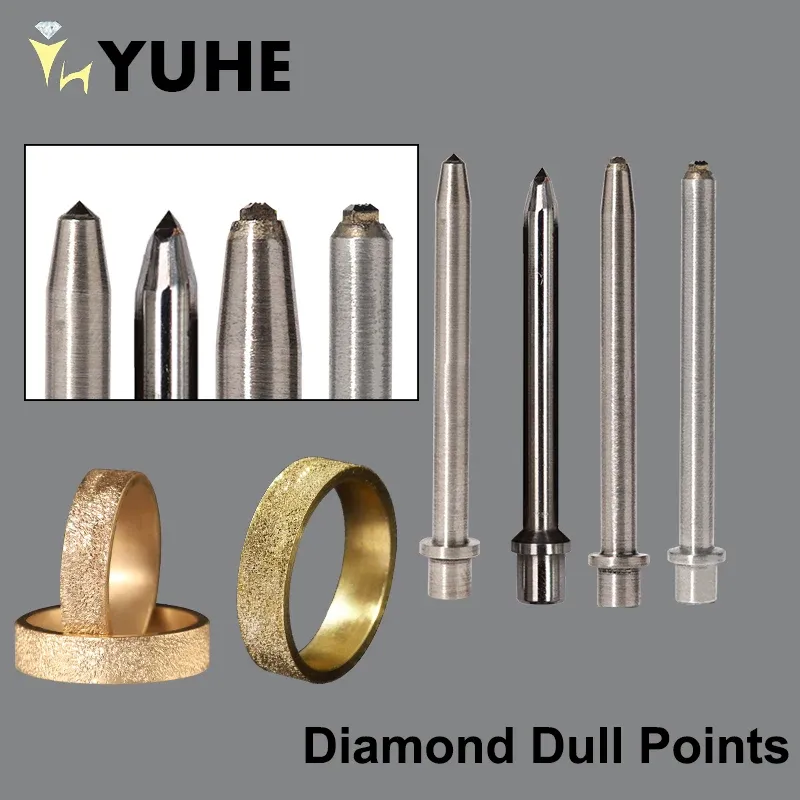 Yuhe Diamonds Engraving Jewelry Tools for Cutter engravingビット彫刻ペンポイントツールCNCメタルスチールストーン鈍い点