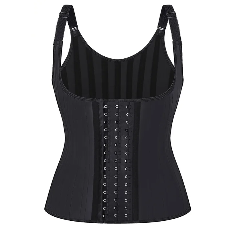 XXS-6XL Hook Adjustable Waist Trainer Corset with 25 Steel Bones