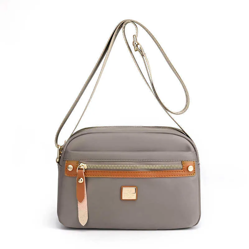 HBP non marque pour sac en nylon pour femmes épaule Nouveau multicouche à grande capacité maman d'âge moyen version coréenne polyvalente décontractée crossbody 4 leb8