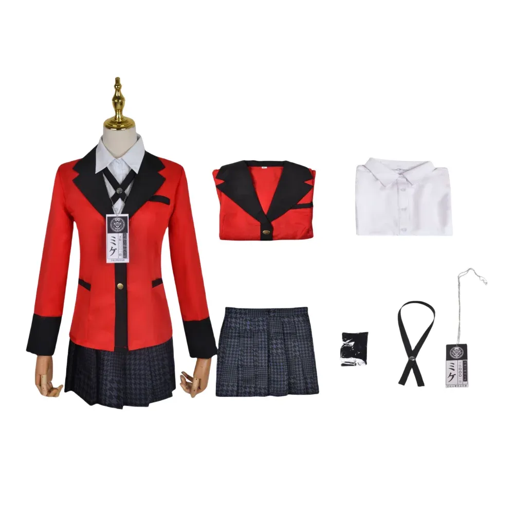 Kakegurui Jabami Yumeko Cosplay Costum