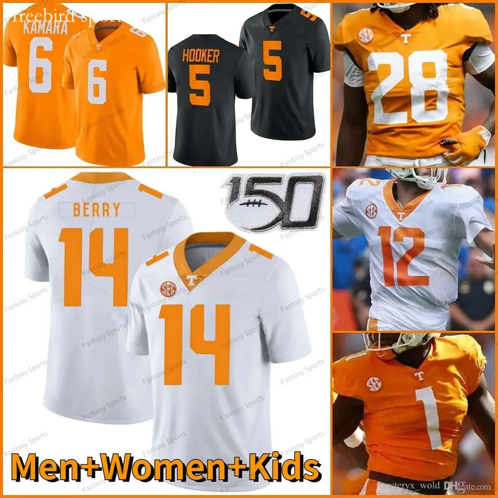 Volunteers College Tennessee Football Jersey Ain Kamara Javonta Payton Hendon Hooker Joe Milton III Tiyon E Velus Jones Jr. Hyatt Small theo Jackson Custom