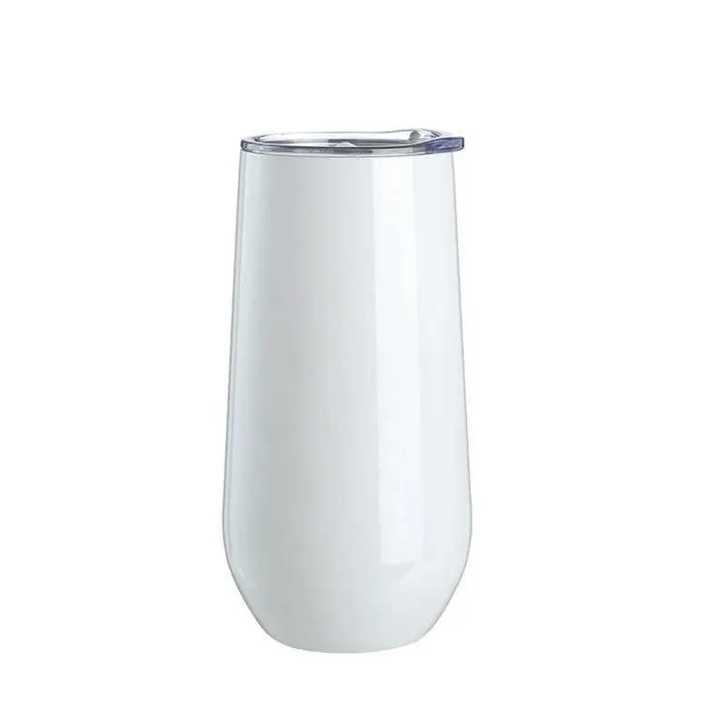 Canecas Popular sublimação em branco Copa da Copa da Copa da ginástica Mamãe magro de copos magros de 6 onças de aço inoxidável de aço inoxidável caneca de vácuo 240410