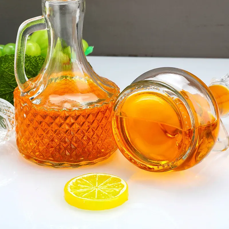 Бутылка с оливковым маслом Cruet уксусной диспенсер стеклянный кувшин с кувшином контейнер для кухни приправы набор