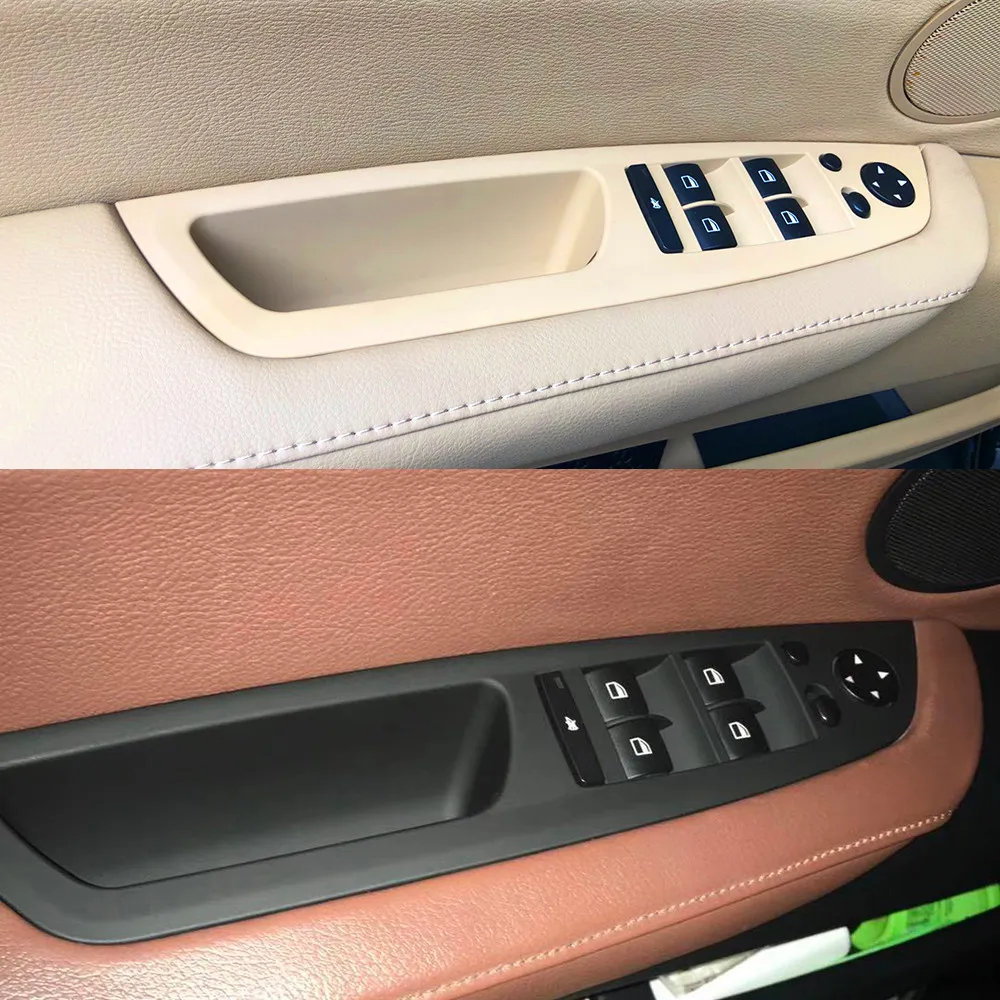 Poignée De Porte Intérieure Pour BMW X5/X6 - Set 3 Pièces - Revêtement Carbone - Neuf - AUXITO
