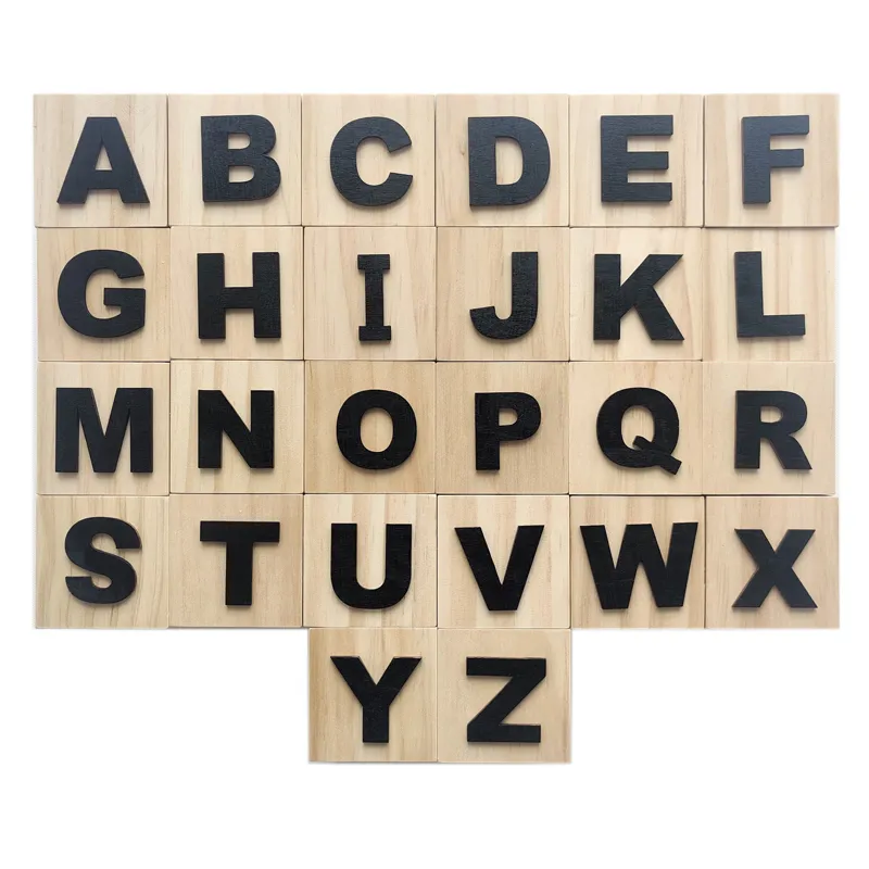 Personalized Wooden Cube Letter First Name Cubes Large ABC Alphabet Blocks For Kids Nursery Room Decorations And Preschool Learning Toys From Ddmywonder 21.01 DHgate.Com