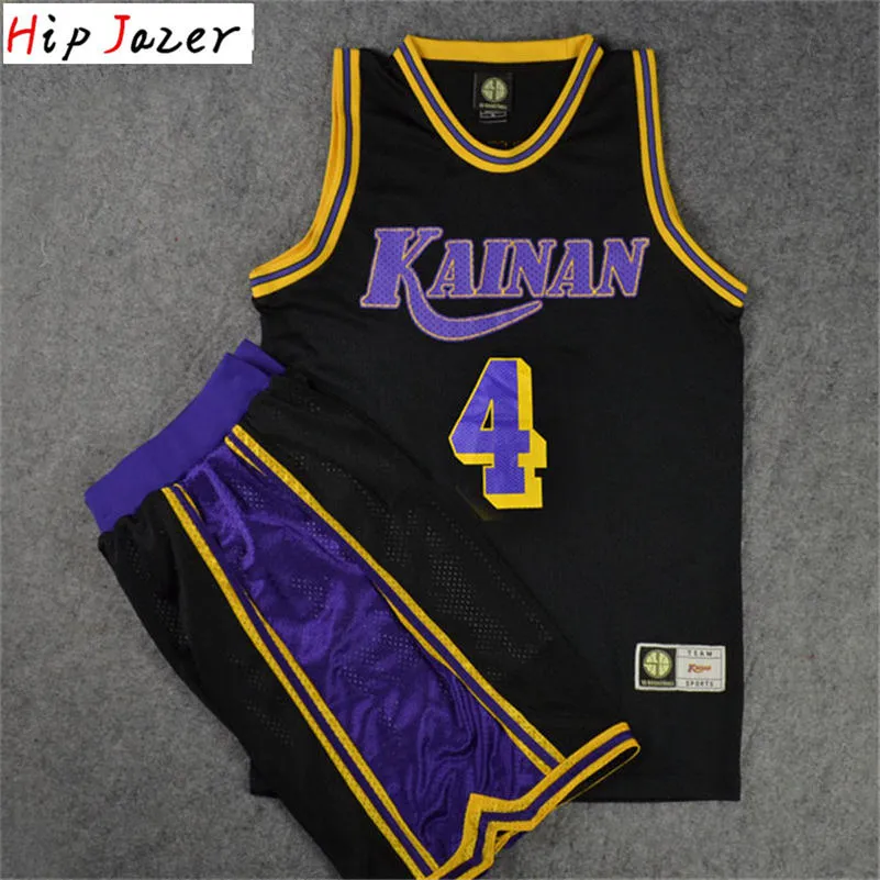 Topkwaliteit slam cosplay kainan 10# nobunga kiyota shinichi maki 4# basketball jersey basketbalset training uniform