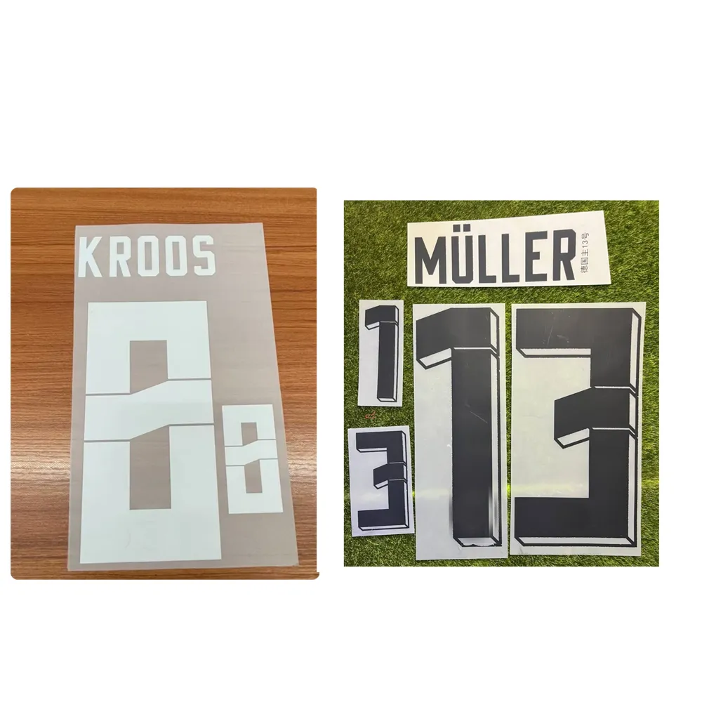 2024 National Team Nameset MULLER HAVERTZ KROOS MUSIALA GUNDOGAN RUDIGER SANE Printing Soccer Patch Badge