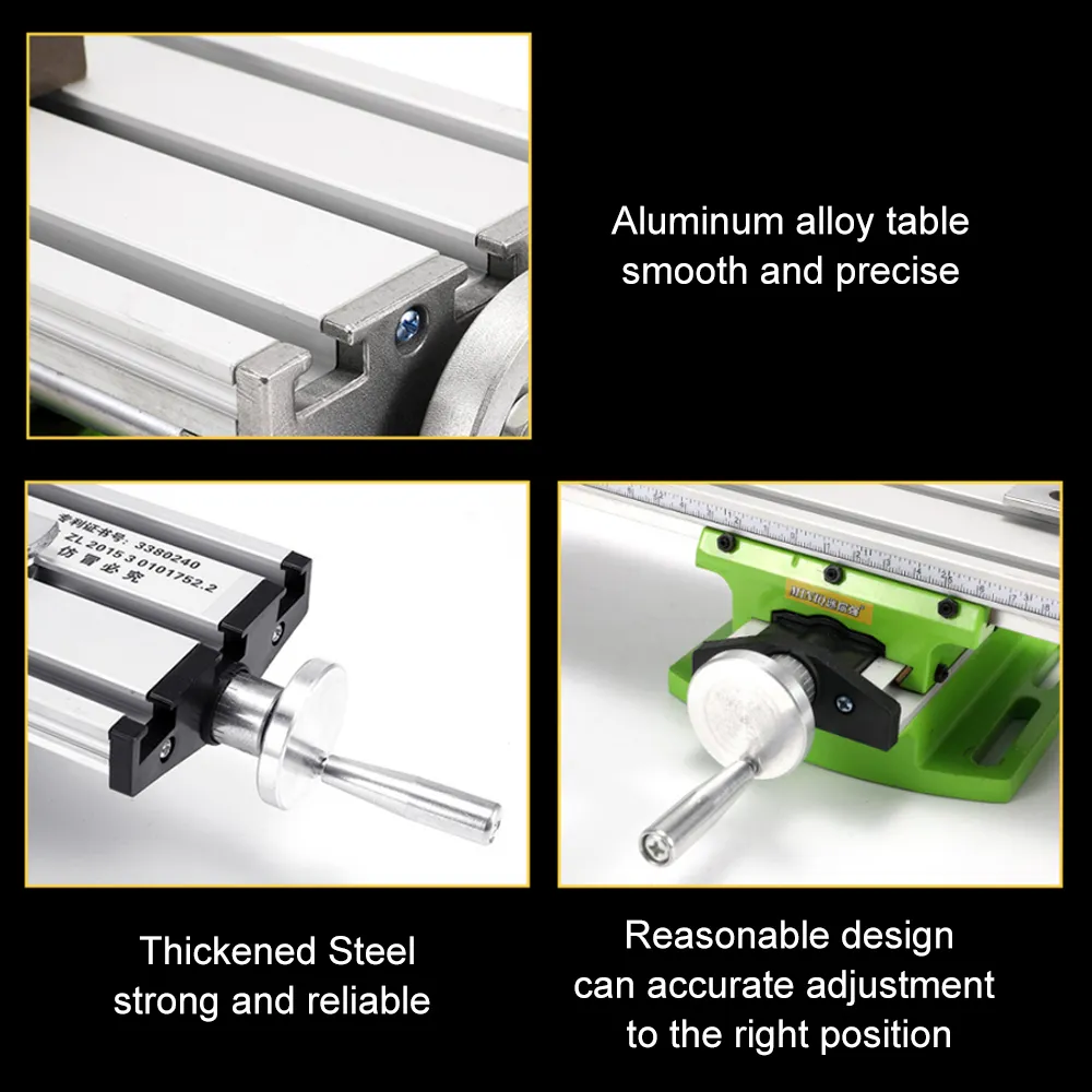 Mini Milling Machine Cross Slide Table: Precision Worktable for Bench ...