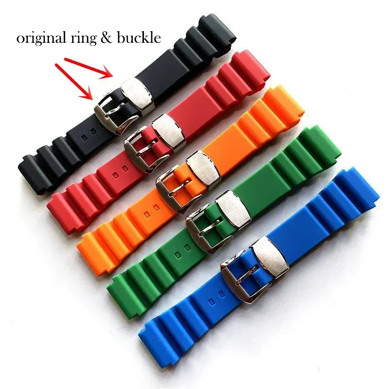 Bracelet Silicone Noir Seiko Pour SKX007 - Confortable, Plongée, Sport - Neuf Avec étiquettes