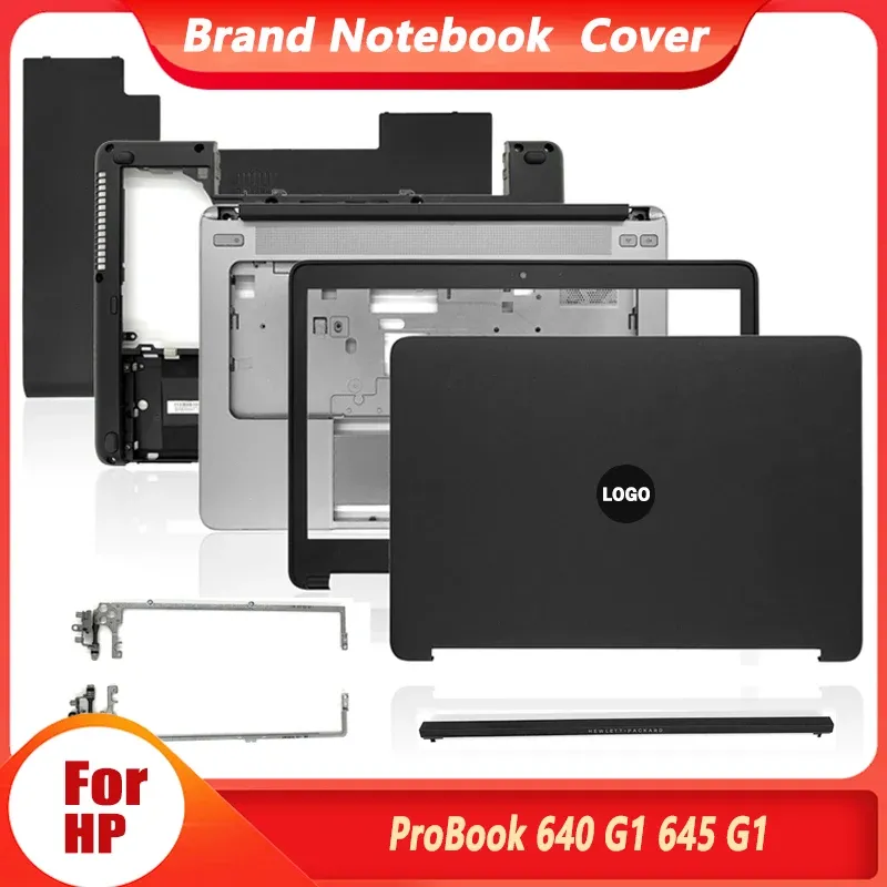 Cas nouveaux pour HP Probook 640 G1 645 G1 Couvercle arrière de dossier LCD / Cortree / charnières / Palmrest / Couvre-terre / Hinge Couvercle / Porte inférieure