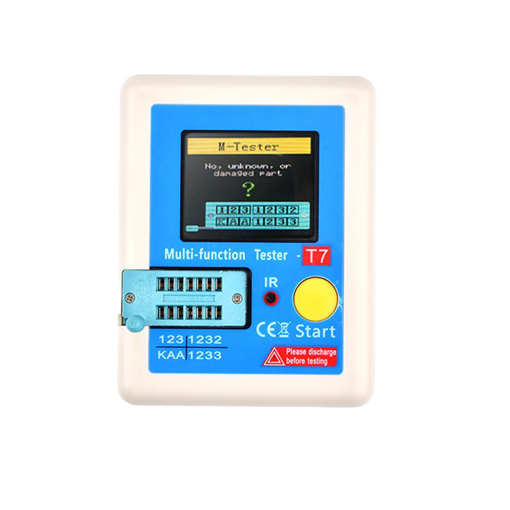 LCR-TC1 TC1 LCR-T7 Transistor Tester MultiMeter Clorful Display TFT для диодного триода MOS/PNP/NPN Транзистор резистор-резистор