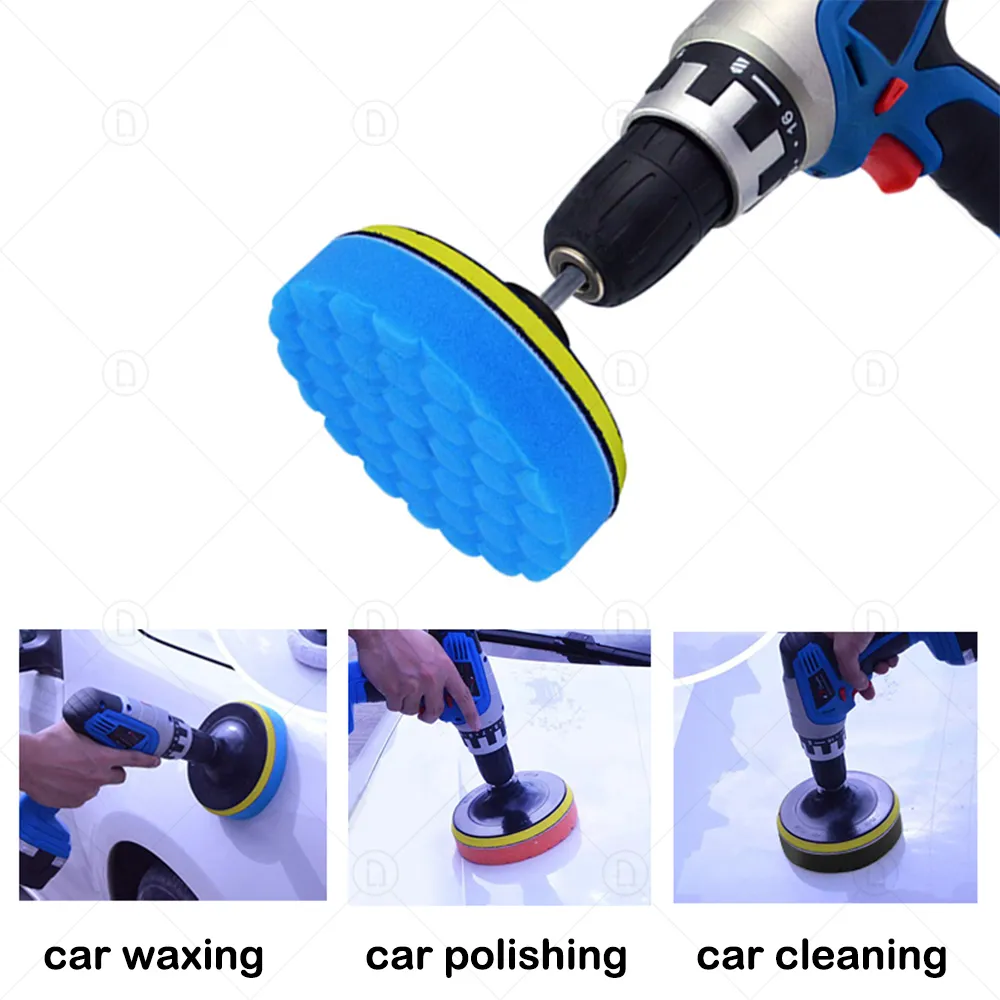 3/4/5/6 / 7 pouces de la voiture Polifing Polifing Taft Sponge Pad pour la poliniser auto