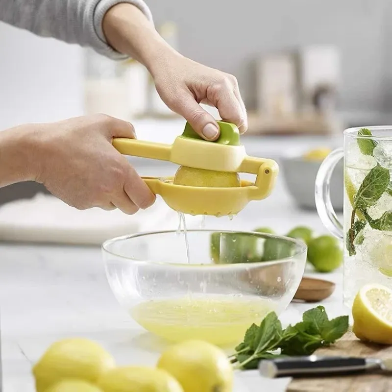 Lemon Squeezer Hend trzymał sokowirówkę podwójna miska cytrynowa limonka manualna pomarańczowa cytrusowa prasa sokowirówka