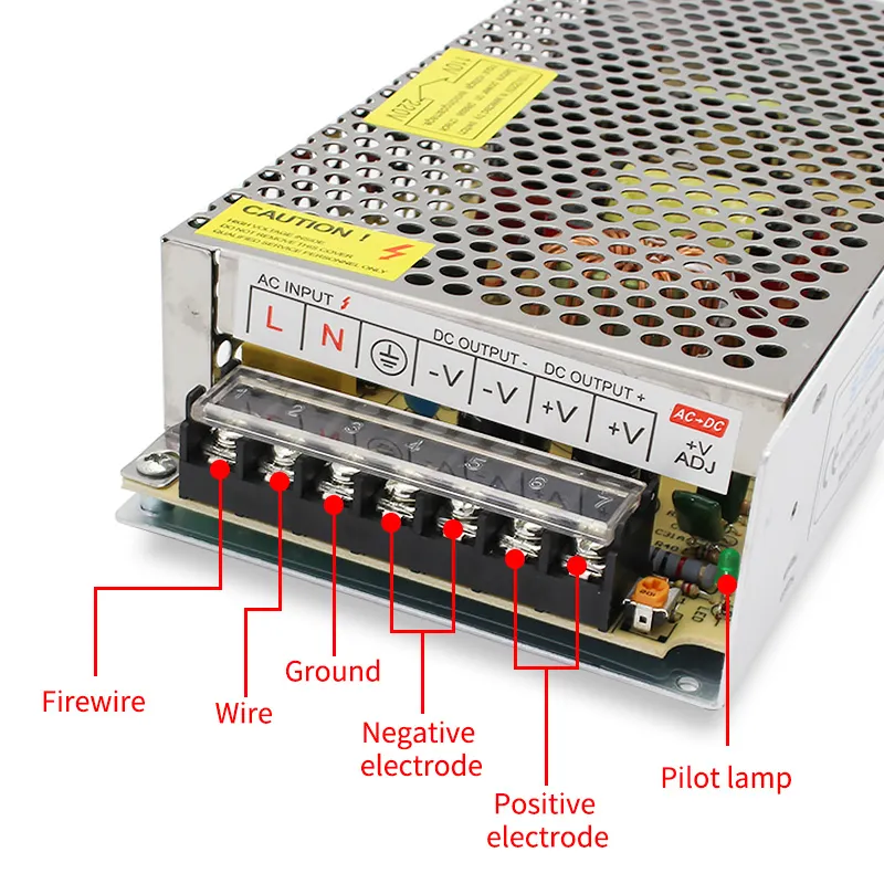 Alimentazione AC DC Lab Alimentatore 220 V 110 V 15 VERSORE LED LED Transformer 3A 5A 10A 20A 30A SCUNSAZIONE ALIMENTAZIONE DRID ARGGE LED 15 VOLT