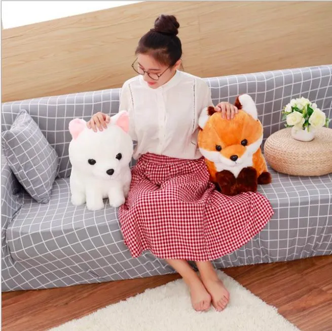 1PC 40CM Soft Cute Long tail Fox Plush Toy Stuffed Kids Doll Fashion Lovely Gift for Children Birthday Gift Home Shop Decor6774402