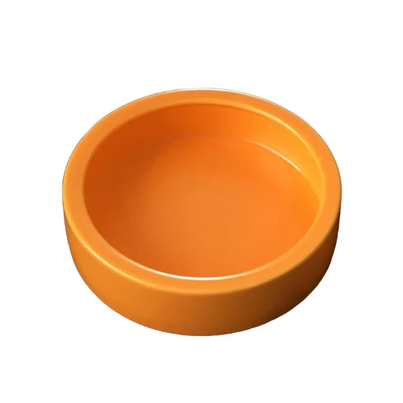 Water Bowl Worm Dish Ceramic Pet Bowls Anti-Escape Mini Meal Worms Bowl for Lizard Bearded Dragon