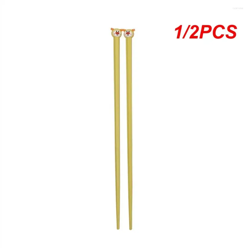 Chopsticks 1/2PCS Metal Suitable For Home Use Comfortable Handling Easy To Disinfect Clean Durable Catering Accessories