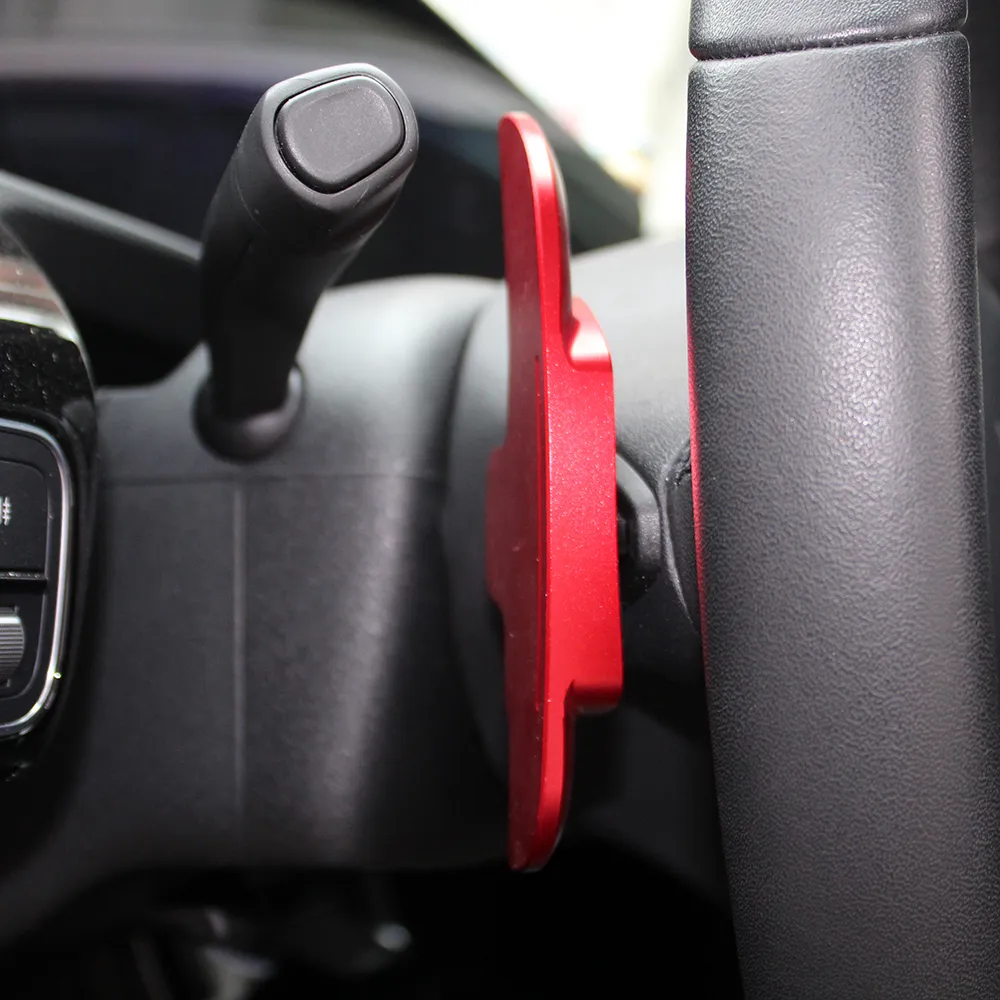 Red Aluminum Steering Wheel Paddle Shifter Extension For Mercedes A B C E Class - Foto 6