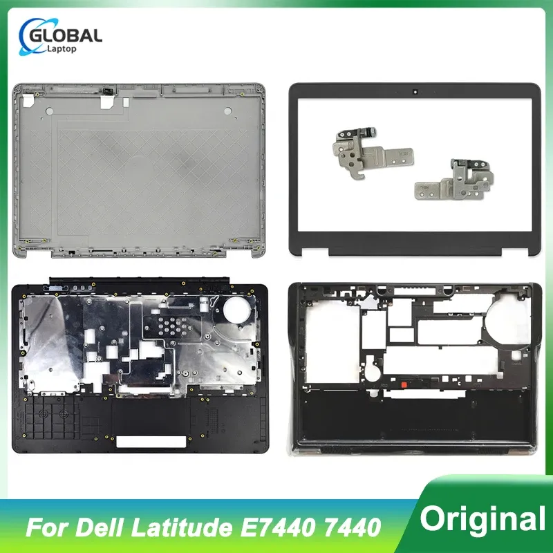 Przypadki Nowy przypadek laptopa dla Dell szerokości geograficznej E7440 7440 LCD tylna pokrywa/przednia ramka/Palmrest/dolna skrzynia górna LID 0HV9NN C98T7 0C98T7 0946F7