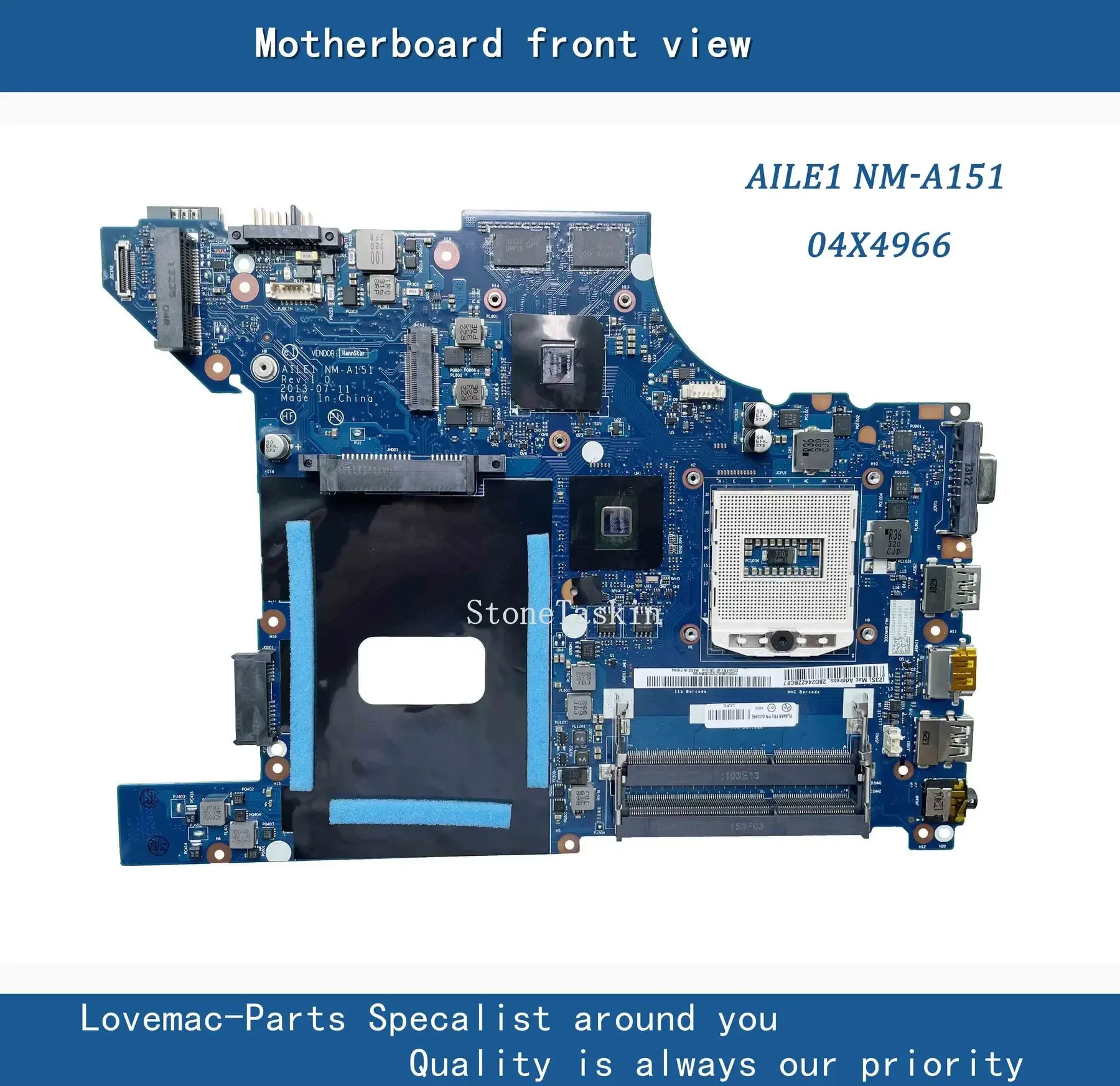 Placa -mãe AILE1 NMA151 ORIGINAL PARA LENOVO THINKPAD E440 PARATEMENTE MOTERMA DE Laptop E440 NMA151 04X4966 N14PGV2SA1 DDR3 100% TESTE