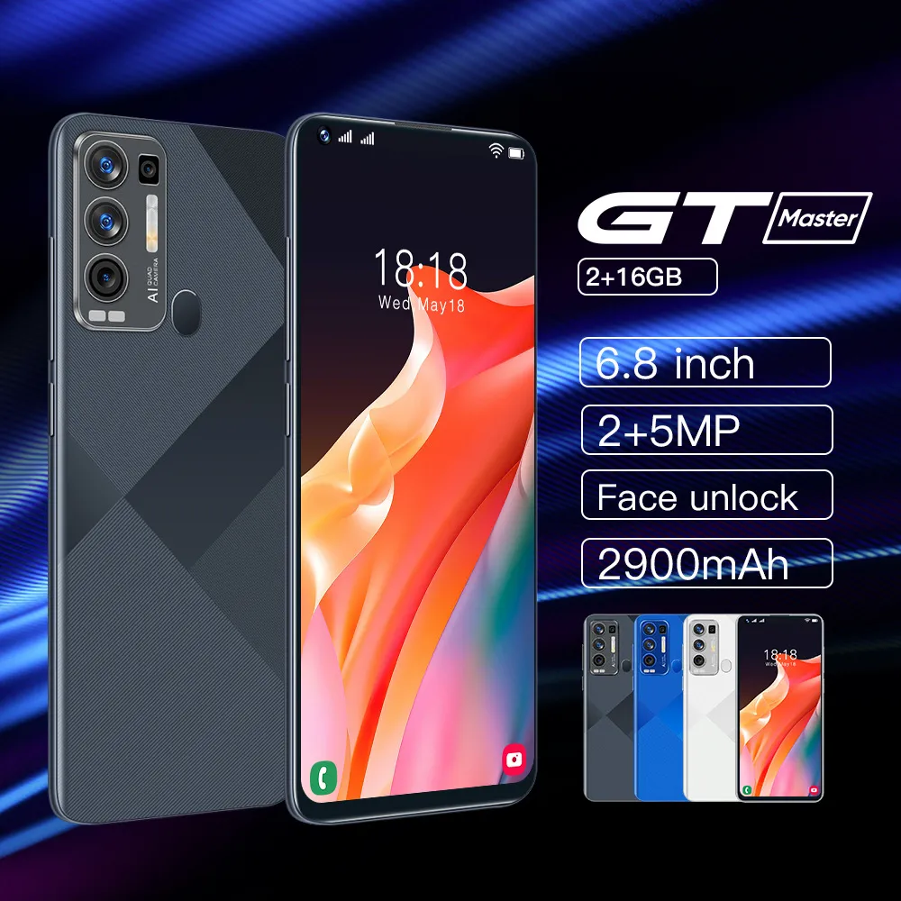 GTMASTER NEUE PRODUKTE IN STOCK GROSSE GROSSE 6,8-Zoll-Full HD-Bildschirm 3G Android Smartphone 2 16 Außenhandelsablieferung