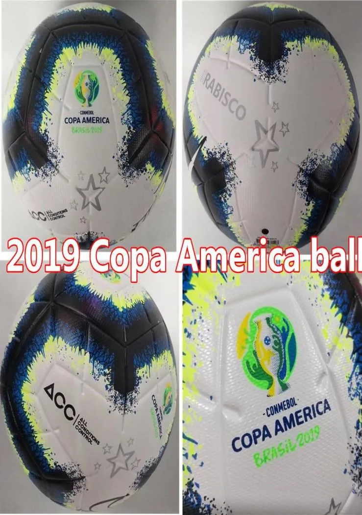 S 2019 Copa America Soccer Ball Final Kyiv Pu Size 5 Balls Granules SlipResistant Football de haute qualité Bal9865161