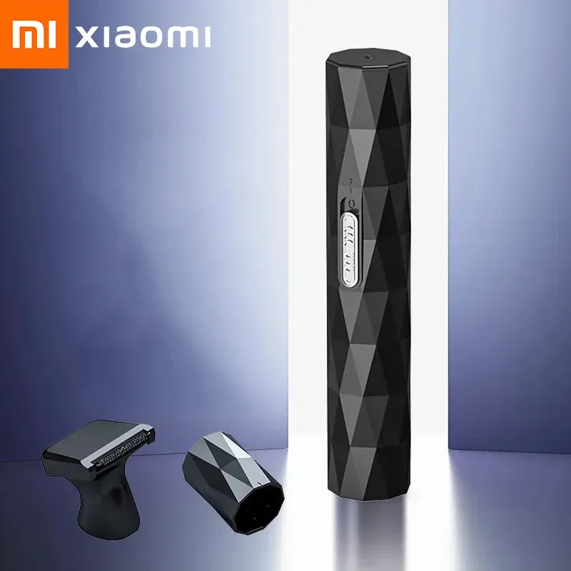 Trimmers Xiaomi Electric Nose Hair Trimmer Men's Nose Washable Beard Hair Cleaner Eyebrow Shaver Rechargeble Multifunction Clean Machine