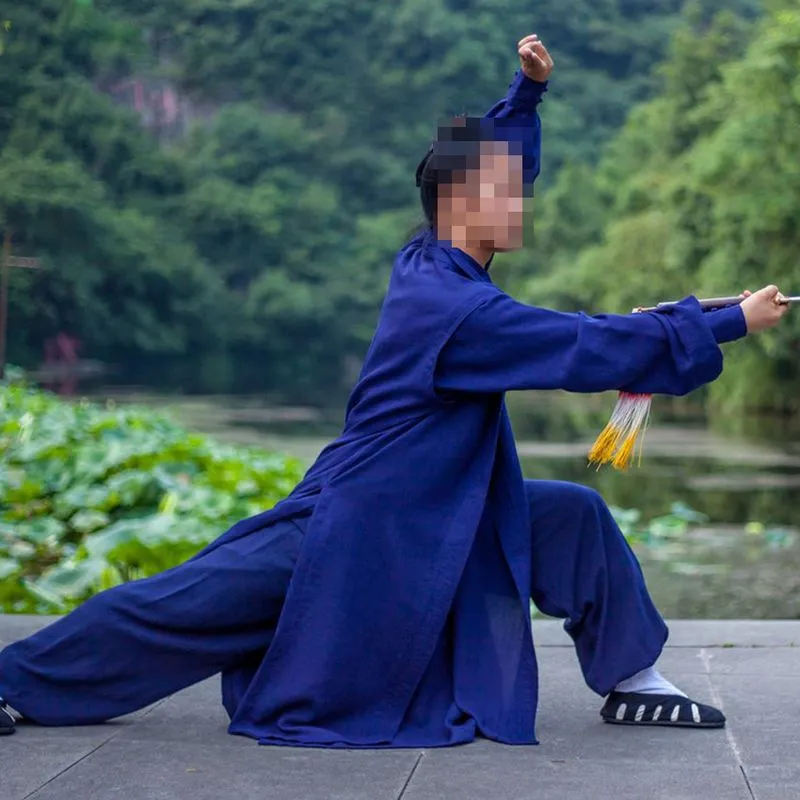 3pcs/set 22colors高品質のリネンWudang tai chi unifore martial Arts Clothing Kungfu Suit