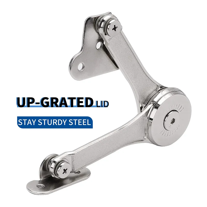 Reliable Sliding Rail Drop Lid Support – Iron & Zinc Alloy, Nickel-Plated Connectors, 8-Inch For Cabinet Drop-Down Doors