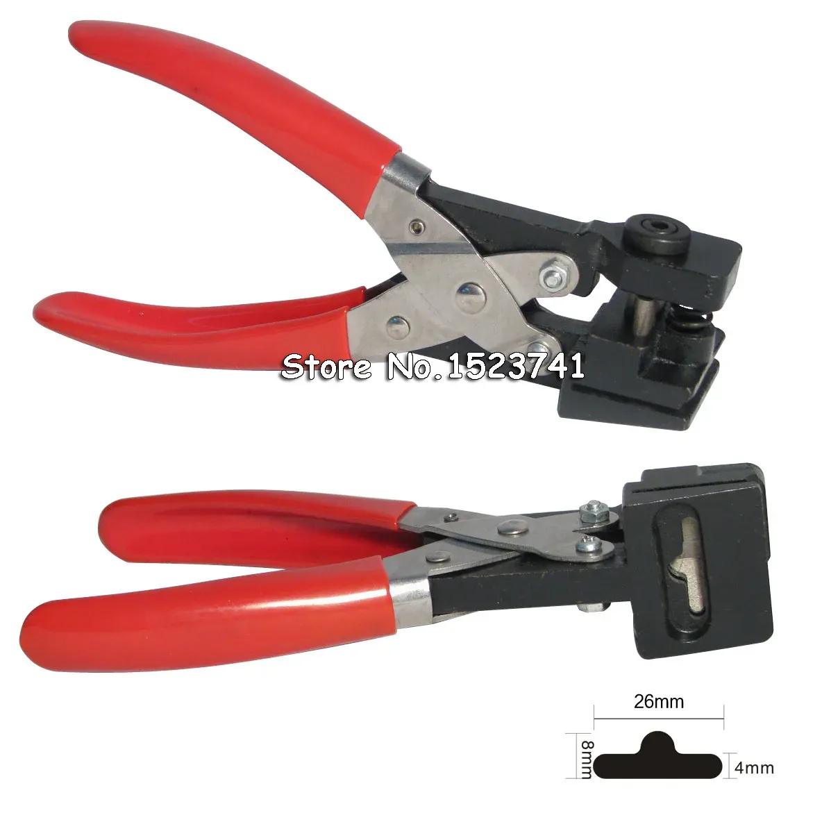 Punch T Shape Hole Puncher Slot Cutter Puncher Plier Cardboard PVC Card Punch Pliers DIY Punch Tool Stationery Supplies