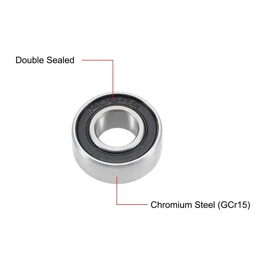 10pcs ABEC-5 686 2RS 686RS 686-2RS 686 RS L1360 6x13x5 mm 6*13*5 mm Cuscinetto a sfera per scanalatura a doppia gomma di alta qualità