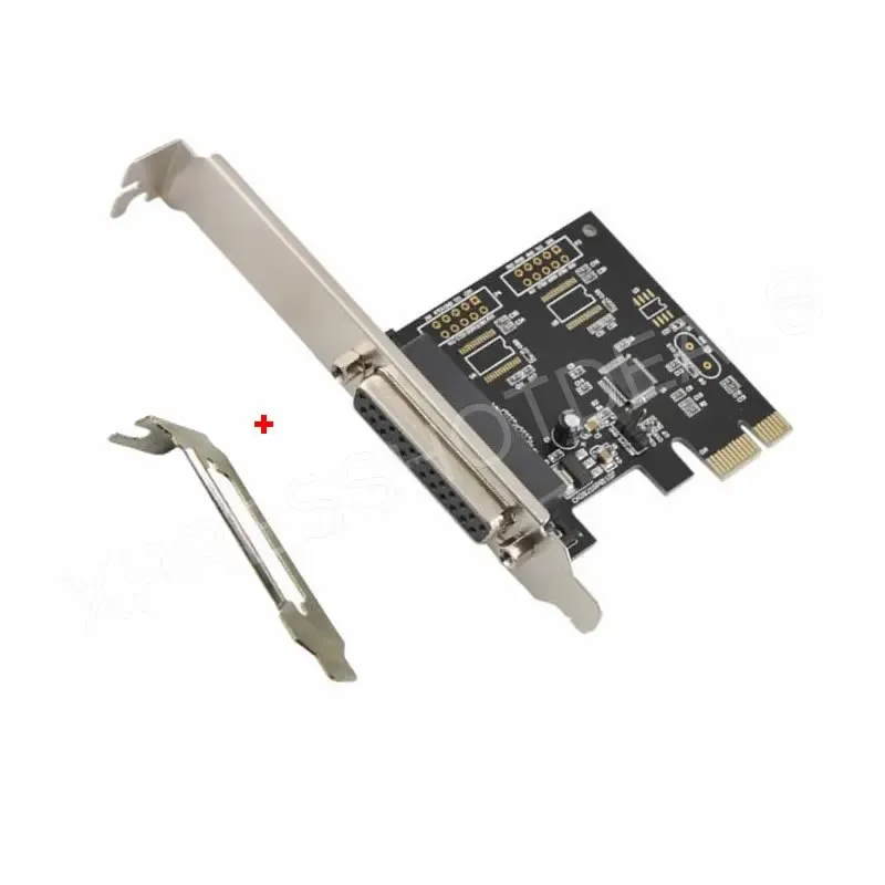 Schede PCIE Porta parallela DB25 Adattatore di schede stampante LPT w/fascia di basso profilo