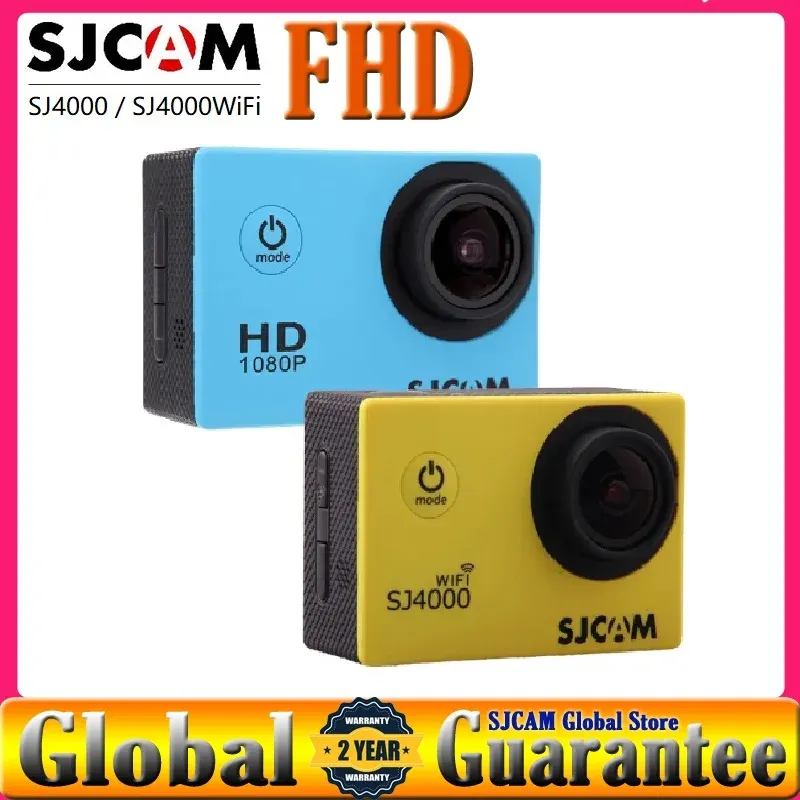 Camera SJCAM SJ4000 SJCAM SJ4000 WiFi Action Hjälm Sport DV Camera Waterproof Camera 1080p Sport DV Original SJCAM SJ4000 Series