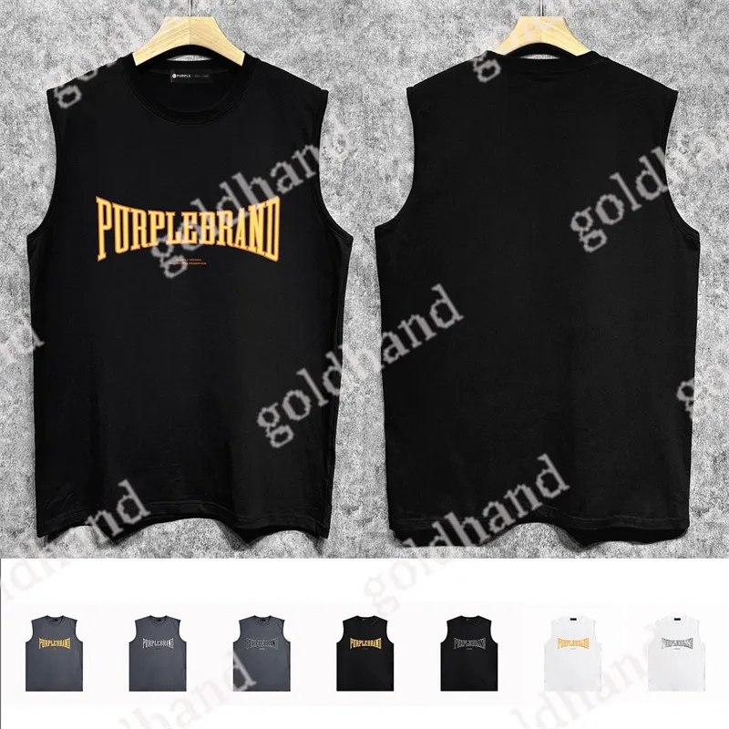 Summer Casual Mens Tees Designer Lose Tank Tops Letter Printed Shlee Bez koszulek Tops