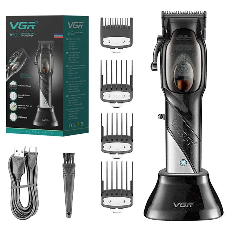 Trimmers Original VGR Professional Hair Trimmer For Men Justerbar Body Beard Hair Clipper Electric Rechargeble Haircut Machine Barber