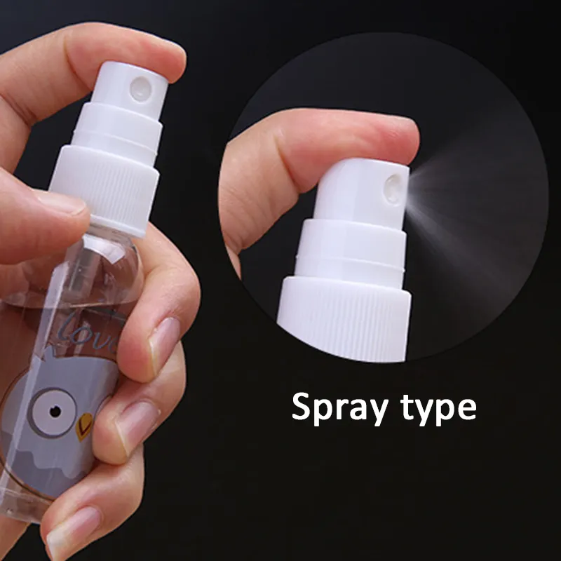 Butelka podróżna przenośna pusta szczelna odporna na szczelność wszechstronna kompaktowa, łatwa w użyciu poręczna butelka z rozpylającym do wyczerpania do dezynfekcji