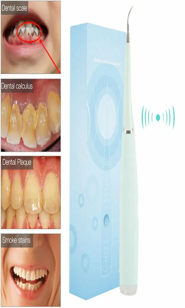Elektrisk tandrensare Ultraljud oral irrigator tänder fläckar tandrengöring kit4003828