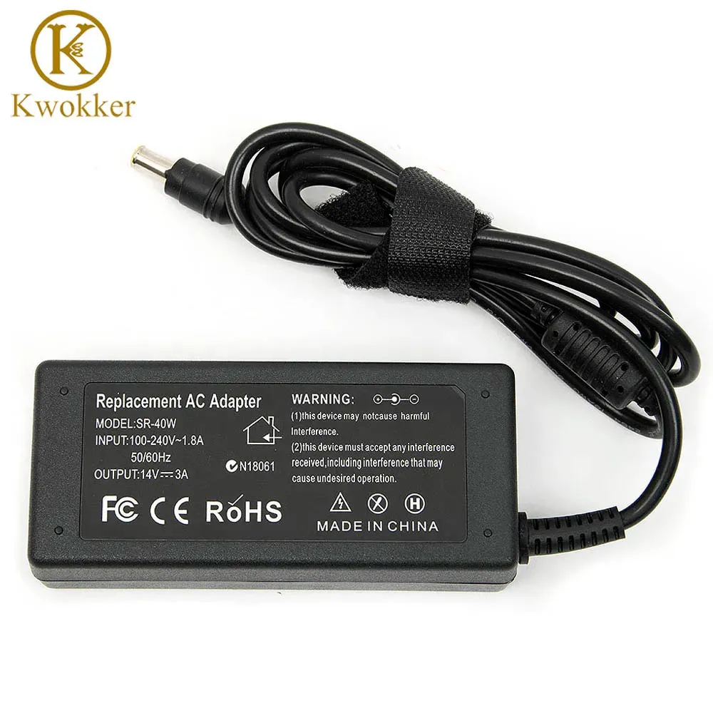 Adapter 14 V 3A AC Ładowarka do Samsung LCD Monitor A2514_DPN A3014 AD3014B B3014NC SA300 SA330 SA350 B3014NC Laptop zasilający