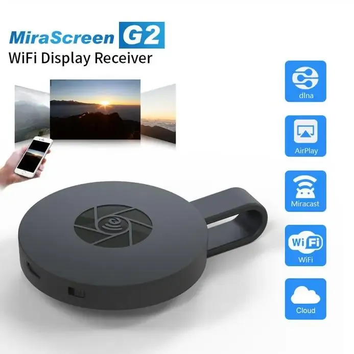 Box tv stick wifi display ricevitore dlna miracast aerplay specchio schermo hdmicompatibile per Google Chromecast 2 Dongle Mirascreen