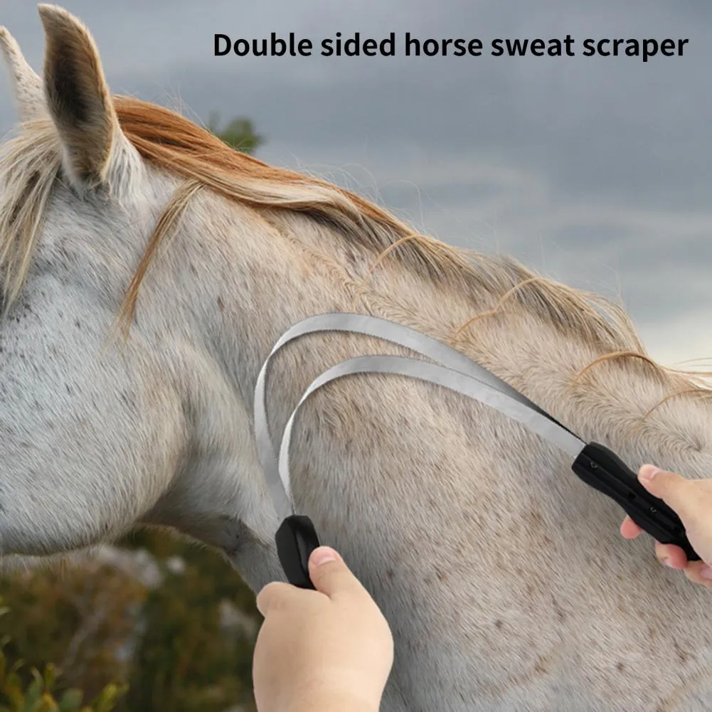 Sleekez Deshedding Grooming Tool PESSILIN 6-in-1 Horse Grooming
