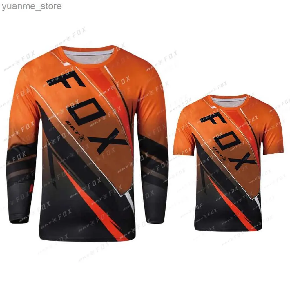 Chemises cyclables Tops Mens Mens Bat Camiseta Motocross T-shirt Bélo de montagne Jersey Cross Enduro Jersey Downhill Jersey Maillot Ciclismo Hombre Y240410