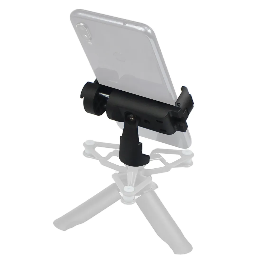 Clip de support de téléphone mobile à vélo pour le microphone flash de la caméra GoPro avec monument de chaussure à froid de niveau spirituel 1/4 "3/8"