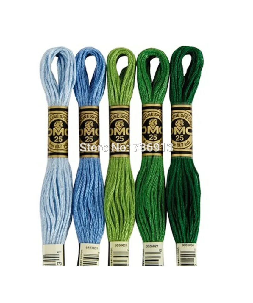 Original French DMC Embroidery Cross Stitch Floss Thread Yarn, 100% ...