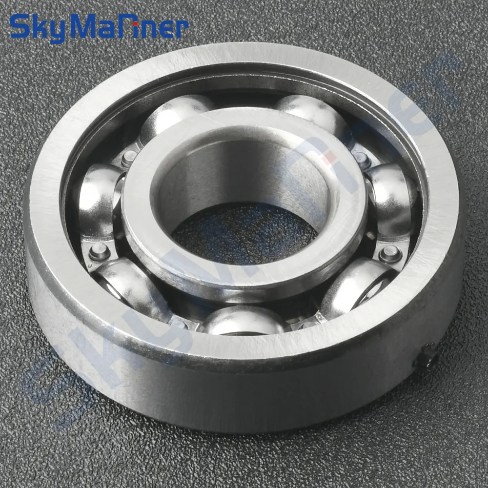 Ball Bearing 25x62x17MM with Pin for Yamaha Outboard Motor 2T 20HP 30HP ...