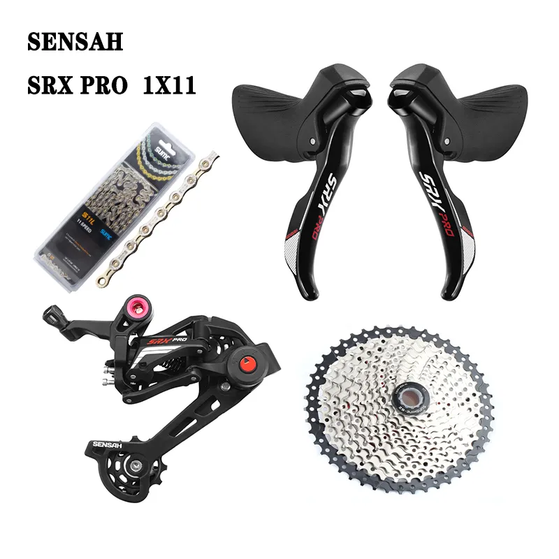 【新品】グラベルコンポ センサー(SENSAH) SRX PRO 11sセット SENSAH SRX PRO G11 HRD Disc 1x11s Gravel-bikes Cyclo-Cross